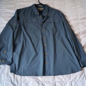 Blue Duluth Quick Dry Lightweight Shirt